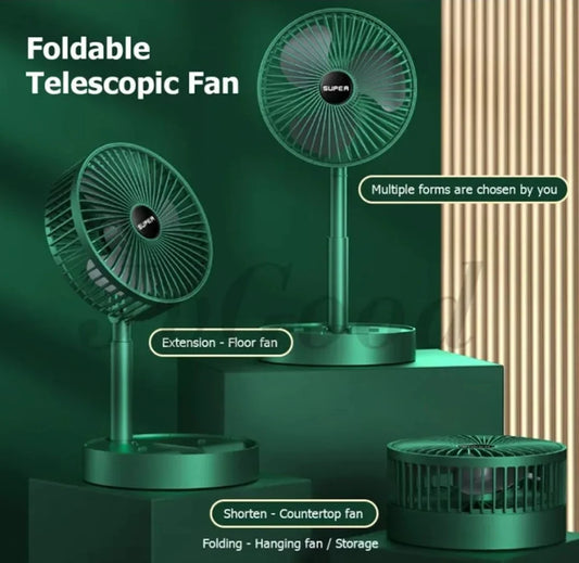 3 Telescopic folding fan